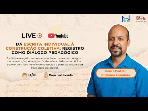 Capa da aula Da escrita individual à construção coletiva: registro como diálogo pedagógico