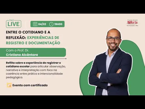 Capa da aula Entre o cotidiano e a reflexão: Experiências de Registrar e Documentar